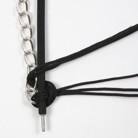 Armbanden, l: 20 cm, dikte 4 mm, 3 sets, zwart