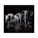 Scrappy-set elephant hert, A4