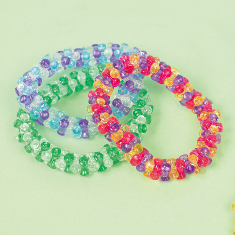 Propeller beads glitter, 1100 stuks