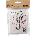 Creatieve Box sieraden, Agaten, afm 2,6-10 mm, gatgrootte 0,8-1,8 mm, beige, zwart, roze, wit parelmoer, 1 doos