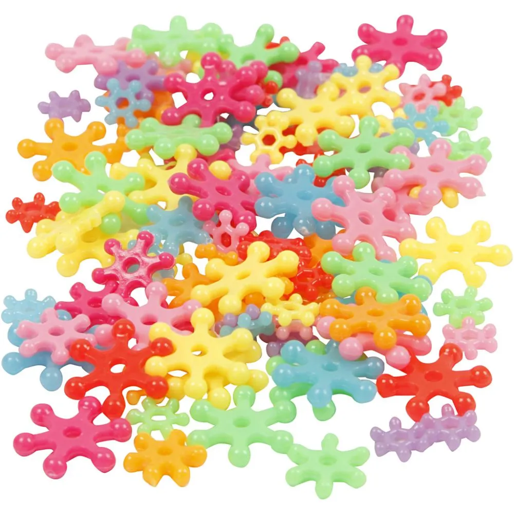 Figurenmix, d: 7-13,5 mm, gatgrootte 2 mm, 700 ml, diverse kleuren