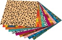Vouwbladen WILDLIFE 80g/m², 15x15cm, 50 vellen, 10 verschillende ontwerpen