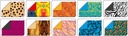 Vouwbladen WILDLIFE 80g/m², 15x15cm, 50 vellen, 10 verschillende ontwerpen