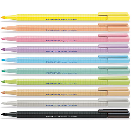 Staedtler Triplus Textsurfer®, Box 10 stuks - Kleurassortiment