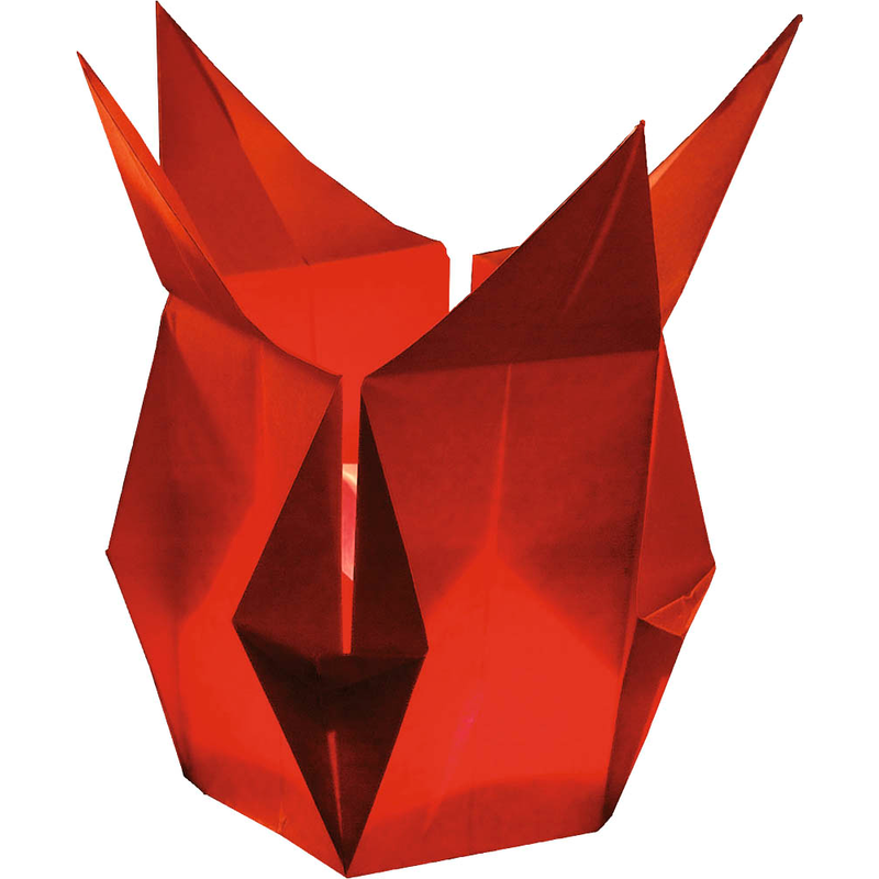 Origami/ Lantaarnpapier 30x30cm - 12 vellen kleurassortiment Niet Brandbaar*