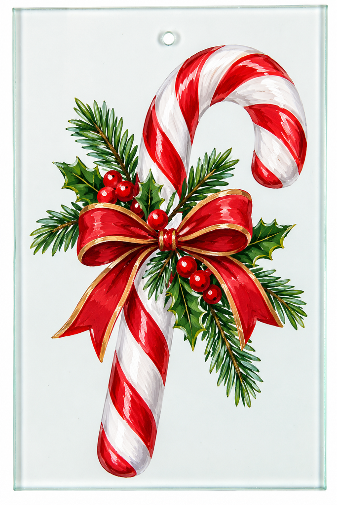 Geschilderde kerstkrans met zuurstok.webp