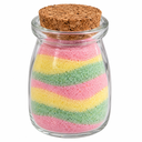 Glazen potje met pastelkleurig zandkunst.webp