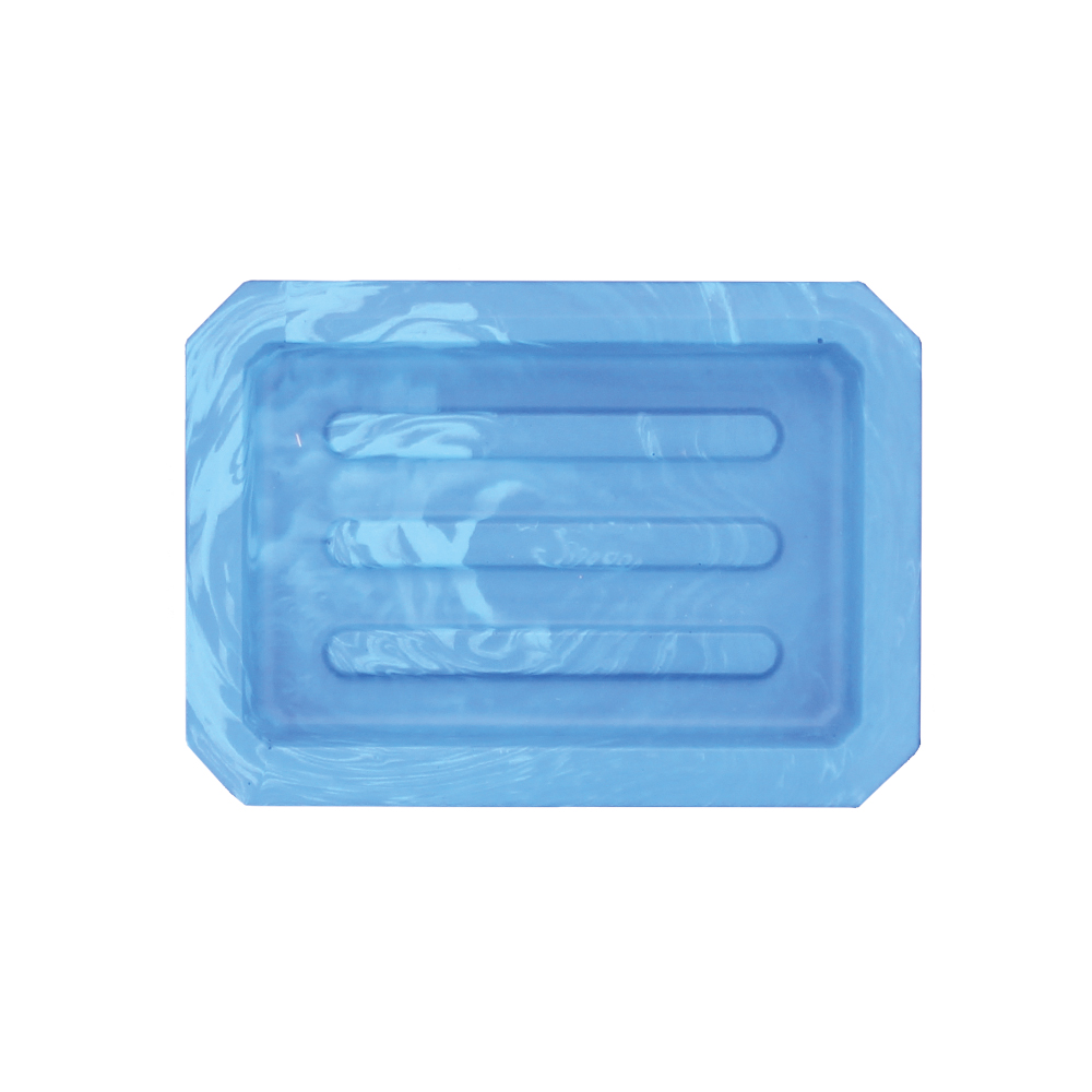 Siliconen mal 13cm x 9,5cm - Zeepbak rechthoek