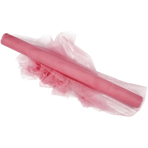 [CR44613] Tule, B: 50 cm, roze, 5 m/ 1 rol