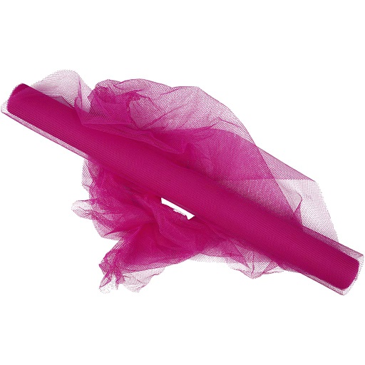 [CR44614] Tule, B: 50 cm, roze, 5 m/ 1 rol
