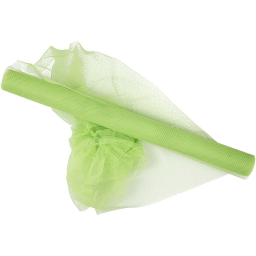 [CR44616] Tule, B: 50 cm, neon groen, 5 m/ 1 rol