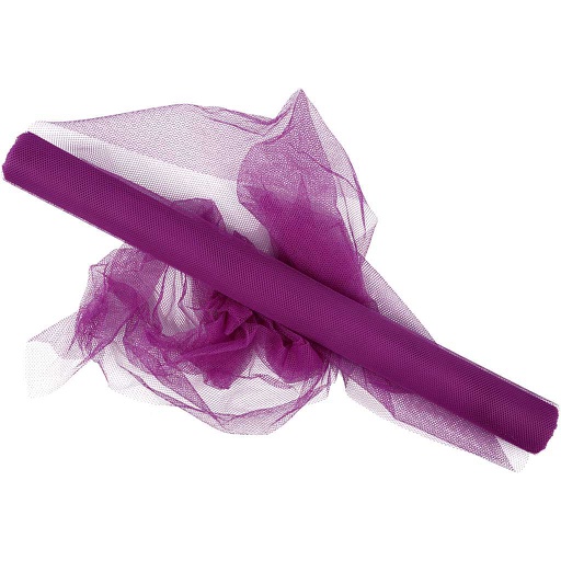 [CR44618] Tule, B: 50 cm, paars, 5 m/ 1 rol