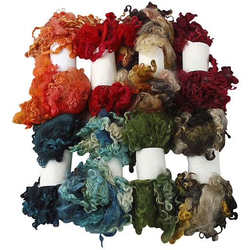 [CR45108] Curly Locks, diverse kleuren, 8x20 gr/ 1 bol