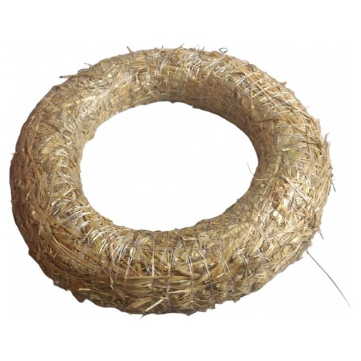 [CR503800] Couronne en paille, d: 21 cm, ép. 2 cm, 1 pièce