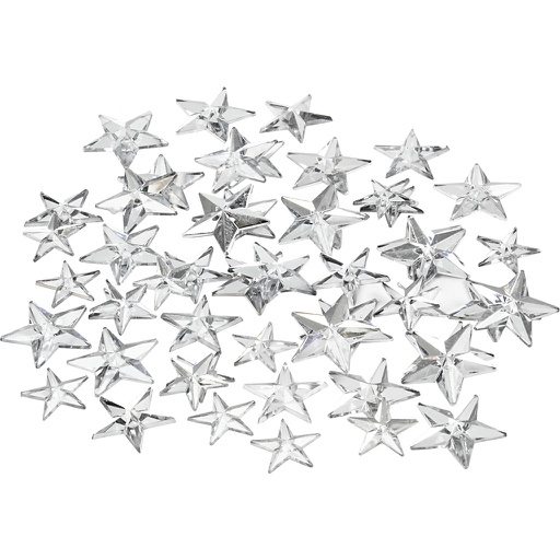 [CR52241] Strasstenen, zilver, afm 11+12+16 mm, 360 stuks