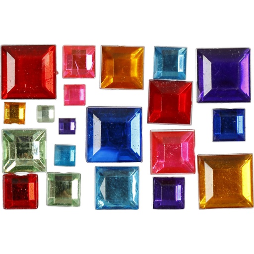 [CR52289] Pierre de strass, dim. 4-10 mm, 1300 pièces/ 1 Pq.