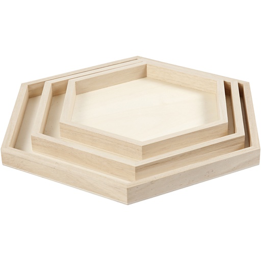 [CR55317] Plateaux, d: 21+26+31 cm, 3 pièce/ 1 set