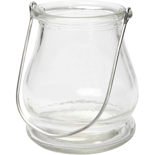 [CR55856] Lantaarn, H: 10 cm, d 9 cm, 12 stuk/ 1 doos