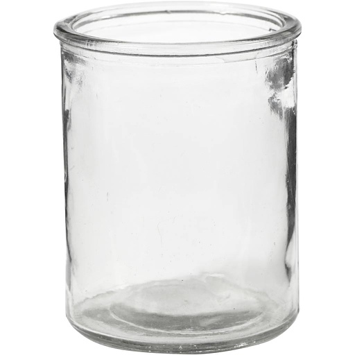 [CR55872] Bougeoir pour bougies chauffe-plat, H : 9,8 cm, d 8 cm, 6 pièces/ 1 Pq.