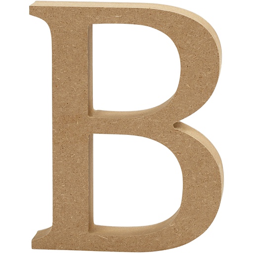 [CR563#11] Letter, B, H: 13 cm, dikte 2 cm, 1 stuk