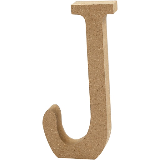 [CR563#19] Lettre, J, H: 13 cm, ép. 2 cm, 1 pièce