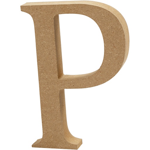 [CR563#25] Lettre, P, H : 13 cm, ép. 2 cm, 1 pièce