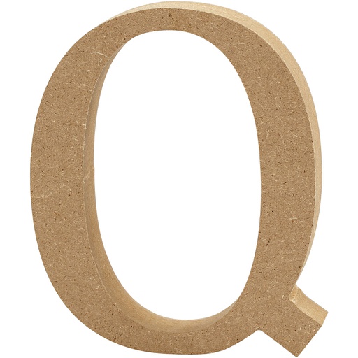 [CR563#26] Lettre, Q, H : 13 cm, ép. 2 cm, 1 pièce