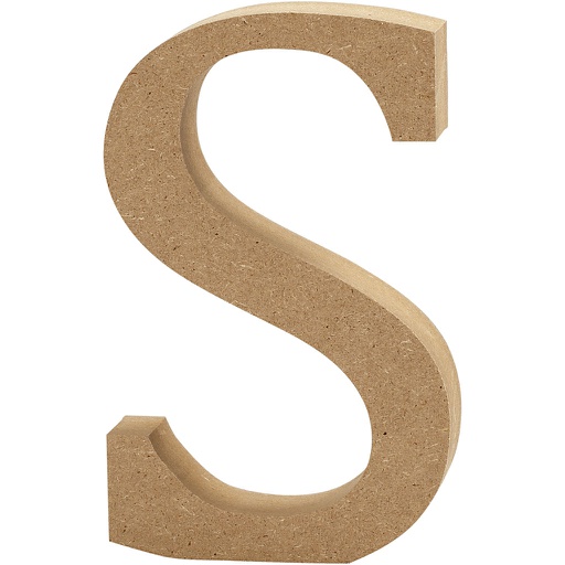 [CR563#28] Lettre, S, H : 13 cm, ép. 2 cm, 1 pièce