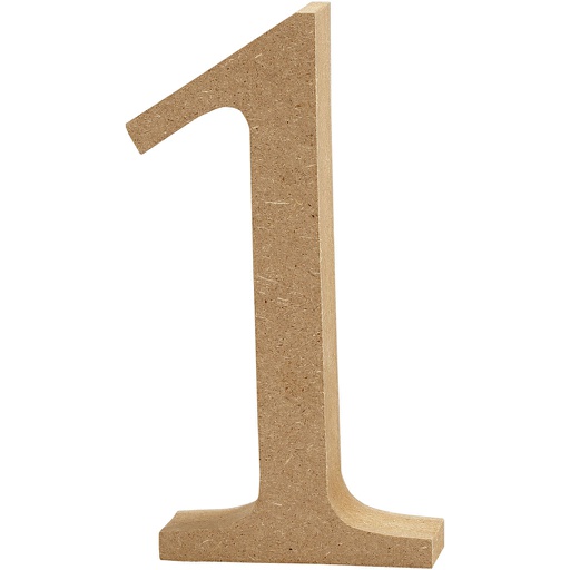 [CR56#339] Chiffre, 1, H: 13 cm, ép. 2 cm, 1 pièce