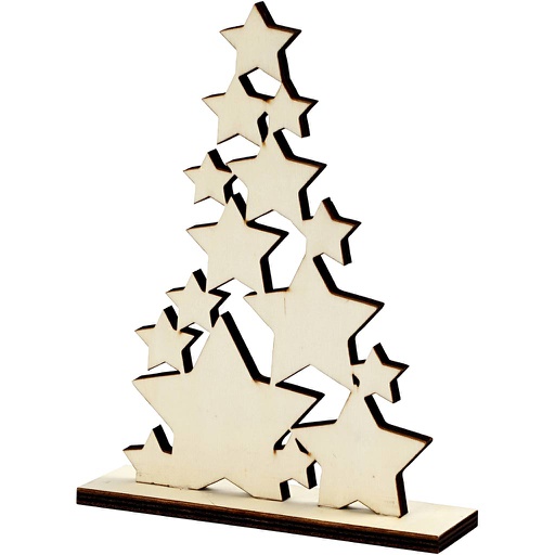 [CR56924] Sapin de Noël, H: 19,6 cm, L: 14,7 cm