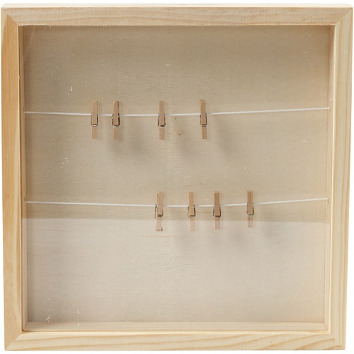[CR57453] 3D lijst, D: 35 mm, afm 23x23 cm, 1 stuk