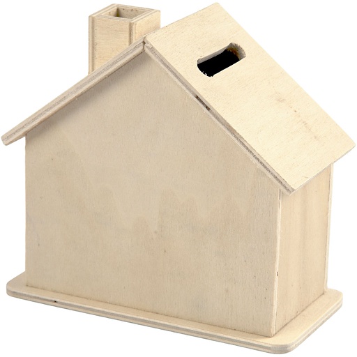 [CR574720] Tirelire maison, 10,1x10x5,4 cm