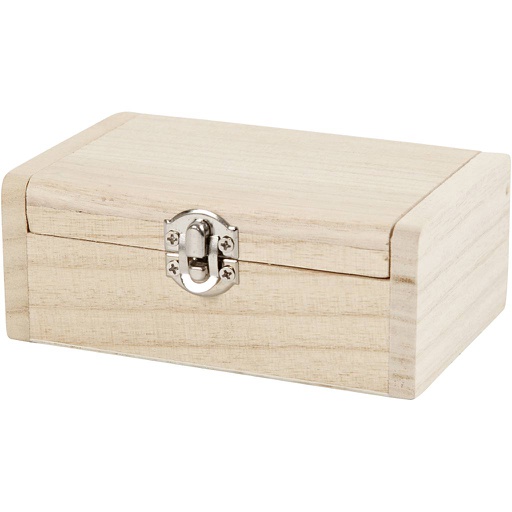 [CR57956] Boîte à bijoux, H: 4.5 cm, L: 11.5 cm, L: 7,5 cm, 1 pièce