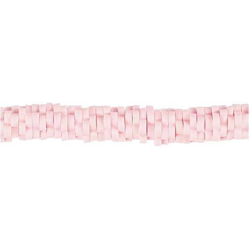 [CR61007] Klei kralen, d: 5-6 mm, gatgrootte 2 mm, 145 stuks, lichtrood