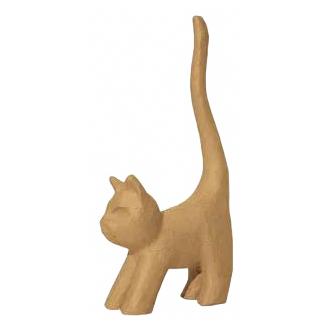 [DE-AP#129] Décopatch Figurine AP "Chat longue queue" (9,3x3,5x16,5cm)