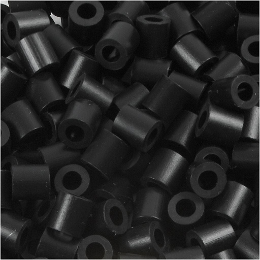 [CR751011] Strijkkralen, schwarz (32220), afm 5x5 mm, gatgrootte 2,5 mm, medium, 6000 stuk/ 1 doos