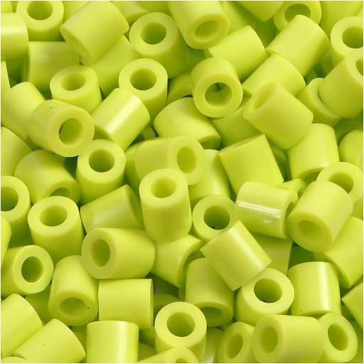 [CR751091] Strijkkralen, afm 5x5 mm, gatgrootte 2,5 mm, medium, lime green (32241), 6000 stuk/ 1 doos