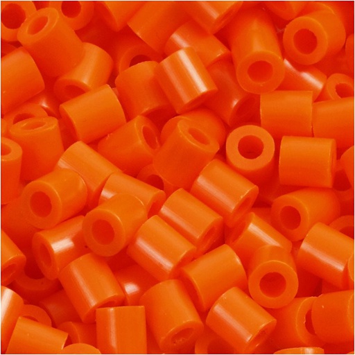 [CR751131] Perles à repasser, dim. 5x5 mm, diamètre intérieur 2,5 mm, medium, orange transparent (32233), 6000 pièces/ 1 Pq.