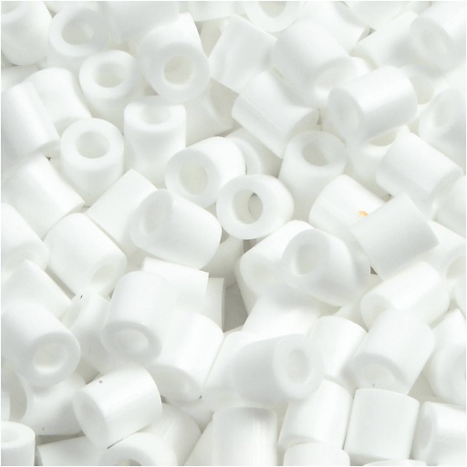 [CR751151] Strijkkralen, afm 5x5 mm, gatgrootte 2,5 mm, medium, wit (32221), 6000 stuk/ 1 doos