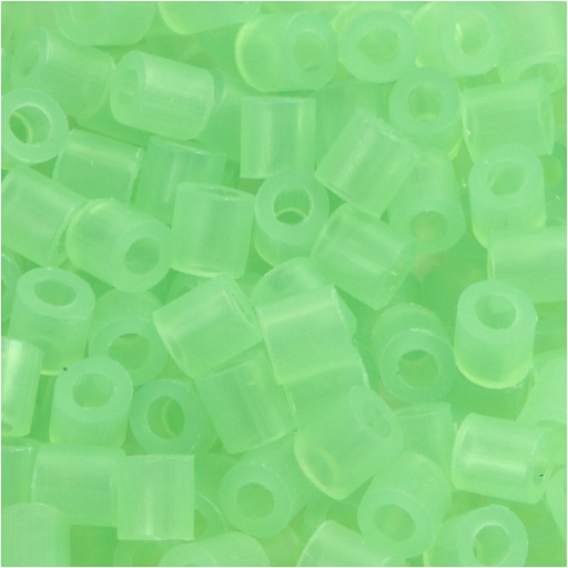 [CR751251] Strijkkralen, afm 5x5 mm, gatgrootte 2,5 mm, medium, neon groen (32237), 6000 stuk/ 1 doos