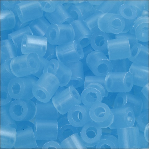 [CR751291] Strijkkralen, afm 5x5 mm, gatgrootte 2,5 mm, medium, neon blauw (32235), 6000 stuk/ 1 doos