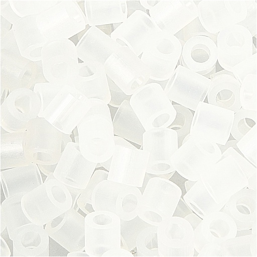 [CR751321] Strijkkralen, afm 5x5 mm, gatgrootte 2,5 mm, medium, doorzichtig transparant (32264), 6000 stuk/ 1 doos