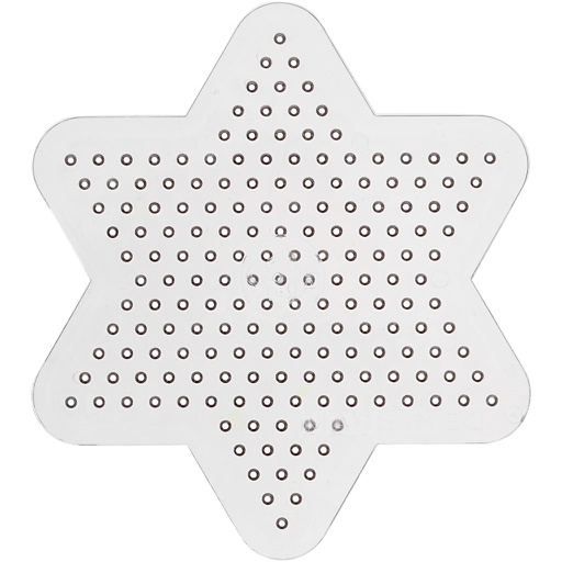 [CR753061] Plaque à picots, petite étoile, d: 10 cm, 10 pièce/ 1 Pq.
