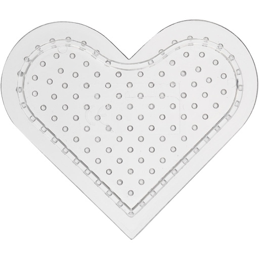 [CR753081] Plaque à picots, petit coeur, H: 8 cm, 10 pièce/ 1 Pq.
