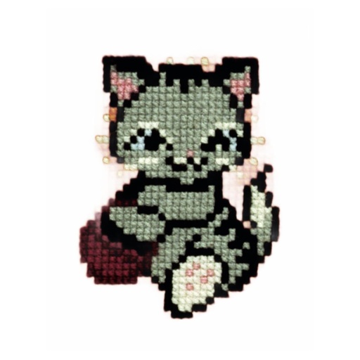 [PA0027#039] Kit Pako enfant 18x24 cm 027..chat