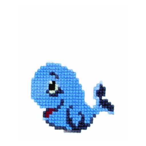 [PA0027#038] Kit Pako enfant 18x24 cm 027..baleine