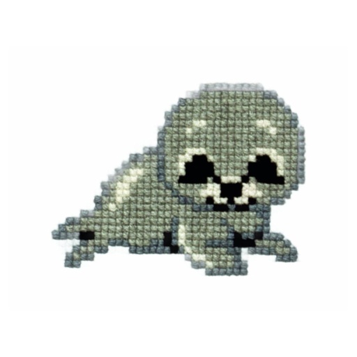 [PA0027#036] Pako voorgedrukt kruissteekpakket, Kindertekeningen 18x24cm