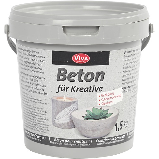 [CR78665] Hobbybeton, grijs, 1500 gr/ 1 doos