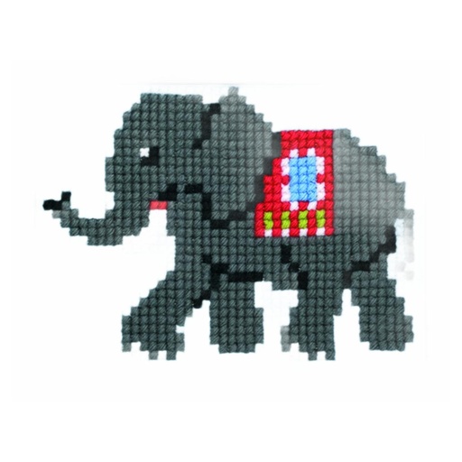 [PA0027#029] Kit Pako enfant 18x24 cm 027..éléphant