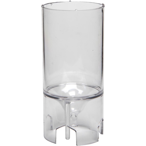 [CR79#203] Kaarsen gietvorm, Cylinder, afm 65x44 mm, 1 stuk
